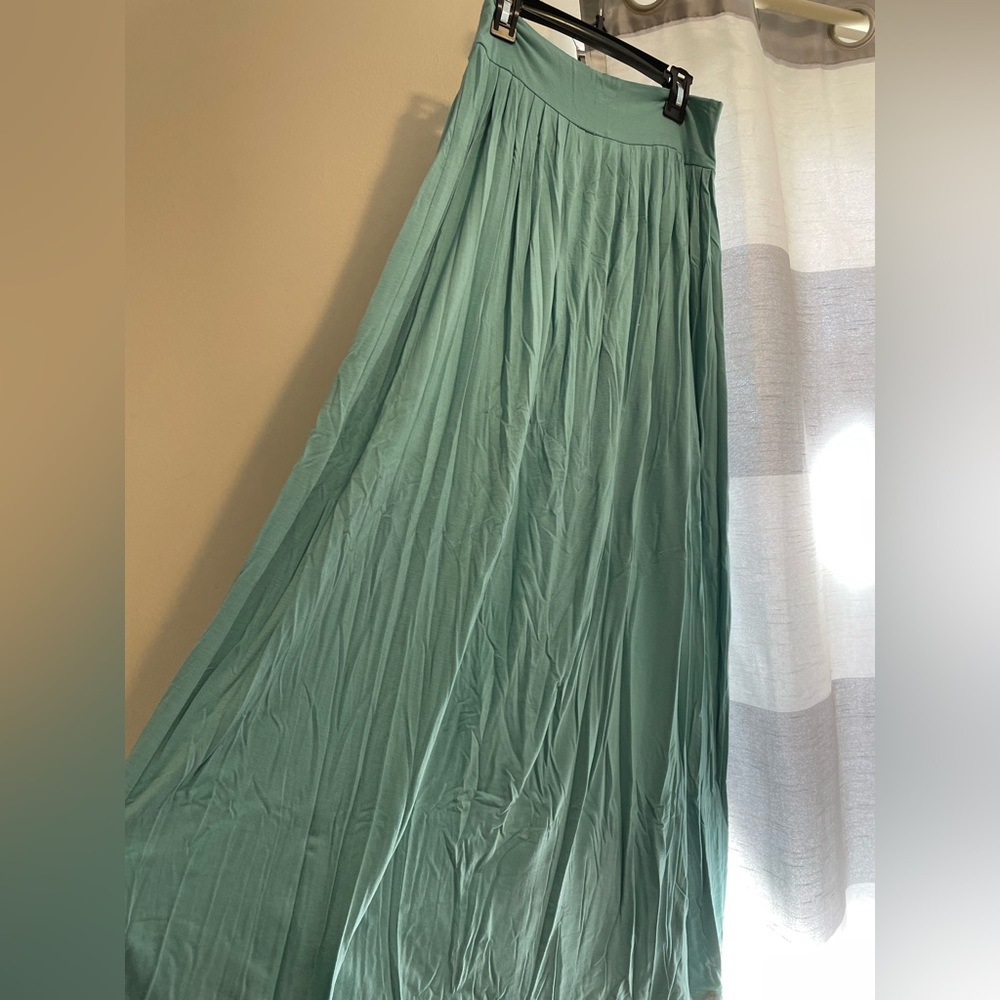 Beautiful teal Maxi Skirt